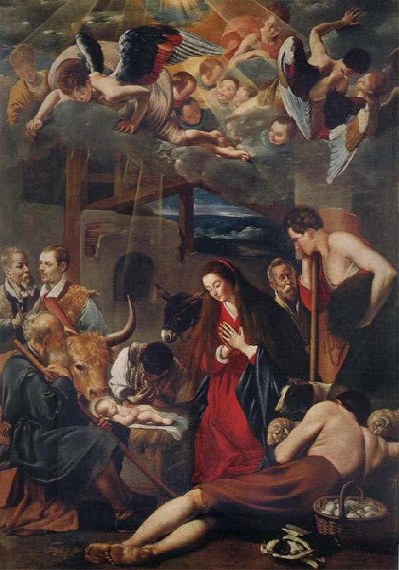MAINO, Fray Juan Bautista The Adoration of the Shepherds oil painting picture